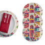 Hermia Set de 4 Salvamanteles Multicolor de 37 cm